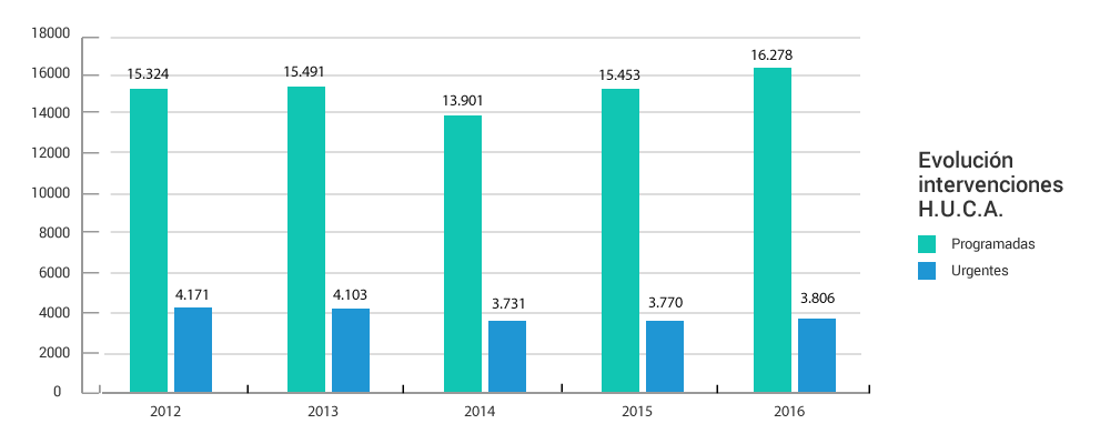 Gráfico evolución anual